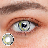 Lentilles de contact correctrices grises pour cosplay anime